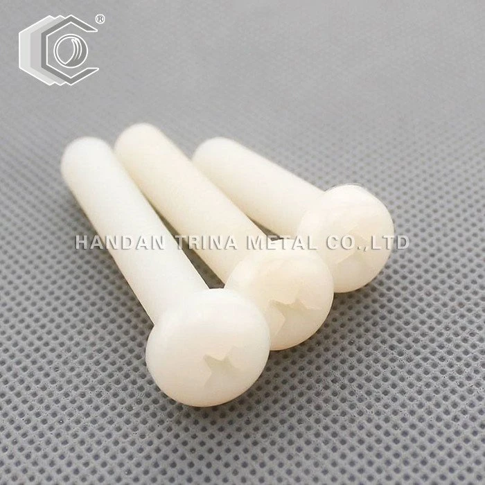 Parafuso de máquina de panela de nylon de plástico DIN7985