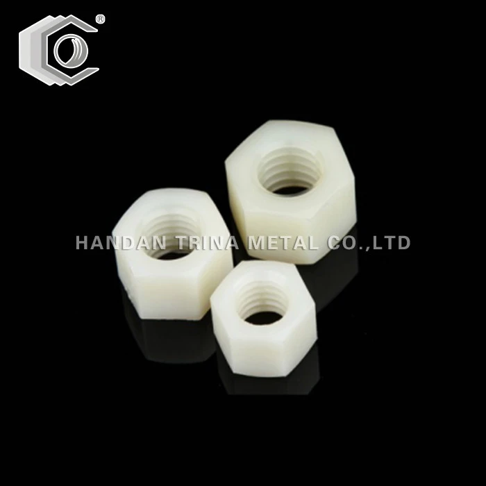 Din934 Plástico Nylon Hex Nut