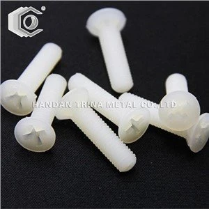 Parafuso da máquina de nylon de nylon de plástico DIN965
